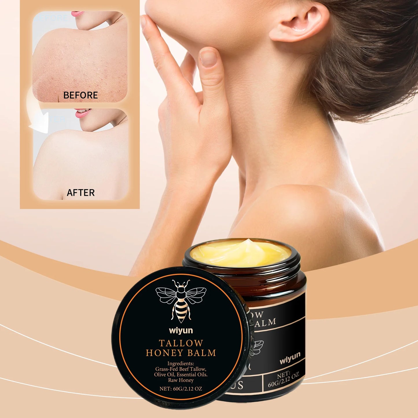 Tallow Honey Hydrating Cream For Face & Body